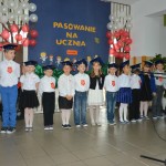 Pierwszoklasiści ze Szkoły Podstawowej w Leszkowicach 13 listopada zostali pełnoprawnymi uczniami
