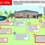Powiększ zdjęcie Zasady ochrony gospodarstwa przed wirusem grypy ptkaów (HPAI)