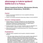 Przejdź do - Zasady bezpiecznego korzystania z pojazdów publicznego transportu zbiorowego w trakcie epidemii SARS-CoV-2 w Polsce.