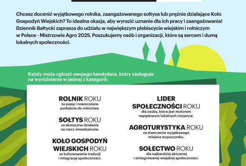Tegoroczna edycja największego w Polsce plebiscytu wiejskiego i rolniczego rozpoczęta! Po raz kol...