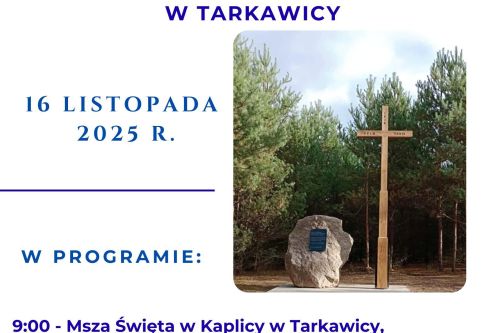 

KOŁO GOSPODYŃ WIEJSKICH W TARKAWICY ORAZ WÓJT GMINY OSTRÓWEK ZAPRASZA NA UROCZYSTOŚĆ POŚWIĘCE...