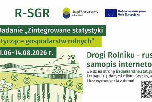 Od 1 czerwca do 14 sierpnia tego roku Główny Urząd Statystyczny wraz z Urzędami Statystycznymi pr...