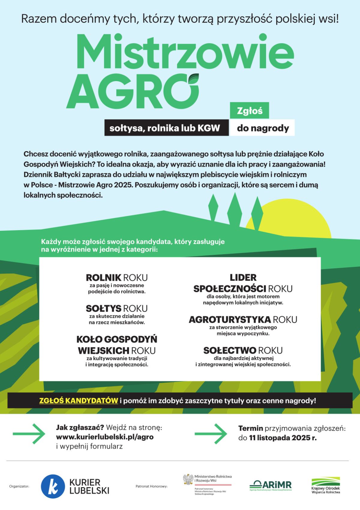 Plakta MISTRZOWIE AGRO 2025