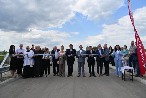 W związku z zakończeniem inwestycji p.n. „Przebudowa mostu na rzece Wieprz w ciągu drogi powiatow...